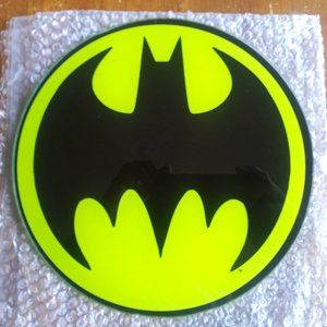 DC Comics Batman WB Glass Shield Wall Hanging Decoration Plate Pyramid America